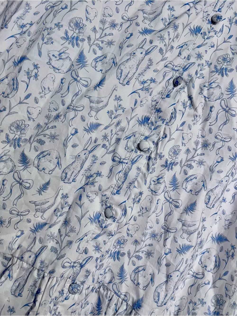 Girls' shop the mint Light Blue Floral Short-Sleeve Dress